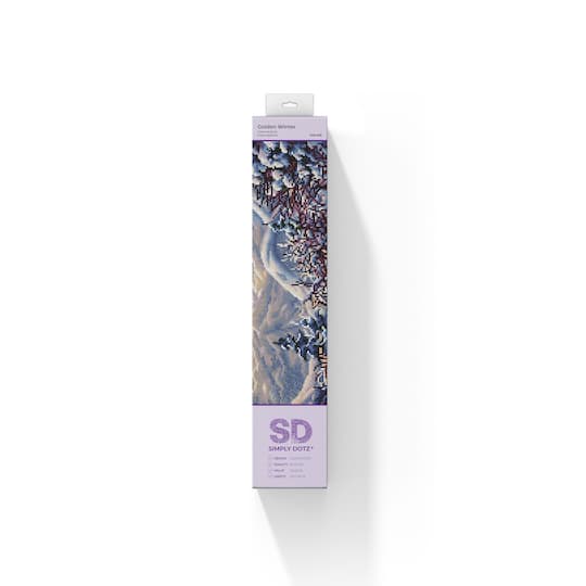 Simply Dotz® Intermediate Golden Winter Diamond Painting Kit